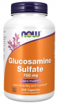 NOW Foods &ndash; gl&uuml;koosamiinsulfaat 750 mg &ndash; 240 kapslit