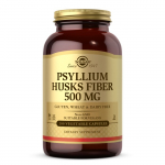 Solgar &ndash; Psyllium husks fibre 500 mg, 200 kapslit