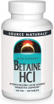 Source Naturals &ndash; Betaine HCl 650mg 180 tabletti