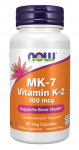 NOW Foods &ndash; Vitamin K-2 MK7, 100 mcg (90 vcaps)