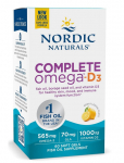 Komplet Omega-D3 &ndash; 565 mg sidrunimaitsega Citronsmag &ndash; 60 pehmet kapslit