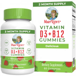 MaryRuth&rsquo;s &ndash; Vitamin D3+B12 gummies maasikas &ndash; 60 gummy bears