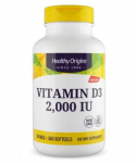 Healthy Origins &ndash; Vitamin D3 2000 IU (360 kapslit)