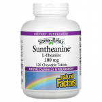 Natural Factors Stress-Relax Suntheanine L-Theanine 100mg &ndash; 60 chewable tablets