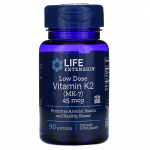 Madala Dosis K2-vitamiin (MK-7) &ndash; 45 mcg &middot; 90 pehmekapslit