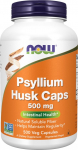 NOW Foods &ndash; Psyllium husk 500 mg, 500 veg kapslid