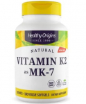 Healthy Origins &ndash; Vitamin K2 Mk7 100 mcg (180 kapslid)