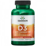 D-3-vitamiin koos kookos&otilde;liga &ndash; 2000 IU &middot; 60 pehmekapslit