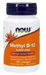 Methyl B-12 koos foolhappega &ndash; 5000 mcg &middot; 120 sugetabletti