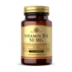 Solgar &ndash; B6-vitamiin 50 mg, 100 tabletti