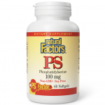 Natural Factors &ndash; PS phosphatidylserine 100mg 60 soft kapslit