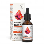 Aura Herbals &ndash; Vitamin D3 4000 IU + K2 Forte &ndash; 30 ml