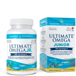 Ultimate Omega Junior &ndash; Jordb&aelig;r &ndash; 90 mini-softgels