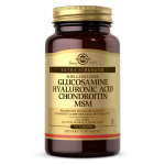 Solgar &ndash; Gl&uuml;koosamiin, h&uuml;aluroonhape, kondroitiin ja MSM &ndash; 120 tabletti