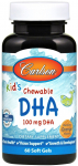 Kid's tyggetablet DHA, 100mg apelsinimaitseline &ndash; 60 pehmekapslit