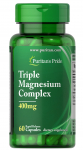 Puritan's Pride &ndash; Triple Magnesium Complex &ndash; 400 mg &ndash; 60 kapslit
