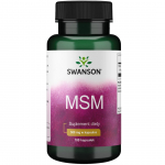 Swanson &ndash; MSM 500 mg, 100 kapslit