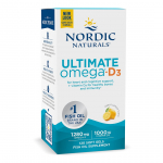 Ultimate Omega-D3 &ndash; 1280 mg Citron &ndash; 120 bl&oslash;de kapsler