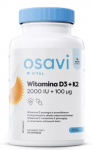 Osavi &ndash; D-vitamiini K2 + D3, 2000 IU + 100 mcg, 120 kapslit