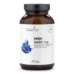 Aura Herbals &ndash; MSM 1400 mg, orgaaniline v&auml;&auml;vel (120 kapslid)