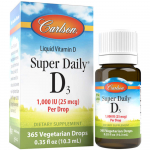 Carlson Labs &ndash; Carlson Labs Super Daily D3 1000IU &ndash; 10.3 ml