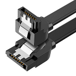 UGREEN US217 SATA nurga andmekaabel 0.5m (must)
