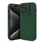 Fusion Softy izturīgs silikona aizsargapvalks Apple iPhone 15 Pro zaļ&scaron;