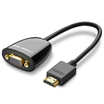 UGREEN MM105 HDMI kuni VGA adapter, ilma helita (must)