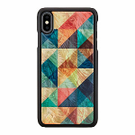 Ikins SmartPhone case iPhone XS Max mosaiikmust