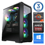 INTOP Ryzen 7 5700X 64GB 1TB SSD M.2 NVME+2TB RX6600 8GB WIN11
