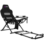 LORGAR FLEX RAF1, Sim Racing Cockpit Advanced, Foldable, 150x72x113 cm-playing, 38x72x126cm-folded, Black