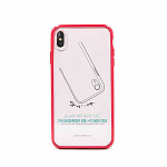 Devia Apple Elegant anti-shock case iPhone XS Max (6.5) punane