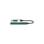 CANYON hub DS-02 4in1 USB-A/C roheline
