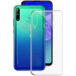 Fusion Ultra Back Case 1 mm Vastupidav Silikoonist Kaitse&uuml;mbris Huawei P40 Lite jaoks L&auml;bipaistev