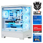 INTOP AQUA i7-14700F 16GB DDR5 1TB SSD M.2 NVME+2TB RX9060XT 16GB WIN11