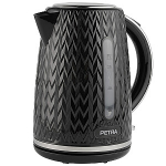 Petra PT3864BLKVDEEU10 Chevron Jug Kettle must