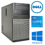 Dell 7010 MT i5-3570 8GB 256GB SSD + 250GB HDD DVD W10P Renew