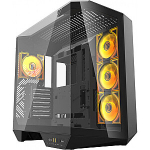 Darkflash arvutikorpus DY470 4 ventilaatorit (must)