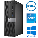 Dell 7040 SFF i5-6400 16GB 256GB M.2 NVME + 300GB HDD DVD W10P Renew