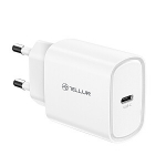 Tellur 20W USB-C PD seina laadija valge