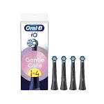 Oral-B vahetatavad hambaharja pead | iO GentleCare | Pead | T&auml;iskasvanutele | Hambaharjade arv komplektis 4 | Must
