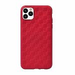 Devia Apple Woven2 Pattern Design Soft Case iPhone 11 Pro punane