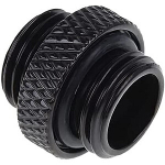 Alphacool lāsteku dubultnipelis G1/4 AG kuni G1/4 AG, &uuml;hendus (must, pehmed voolikud (PVC, silikoon, neopreen))