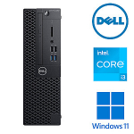 Dell 3060 SFF i3-8100 8GB 256 GB SSD + 300GB HDD DVD W11P Renew