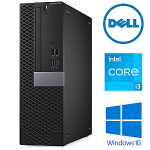 Dell 7050 sff i3-7100 8gb 256gb 2.5ssd + 160gb hdd W10P Renew