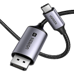USB-кабель Ugreen USB-C &mdash; DisplayPort, 2 м, черный (25158)