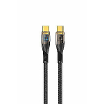 Tellur andmesidekaabel Type-C kuni Type-C PD60W 100cm must