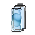 EPICO 3D+ KLAASI SININE VALGUSKAITSE PAIGALDAMISRAAMIGA IPHONE 15 PLUSSELE