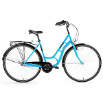 Pilsētas velosipēds Bisan Ambiance Blue/Black (Rata izmērs: 28 Rāmja izmērs: 20)