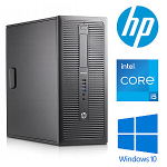 HP 800 G1 MT i5-4590 8GB 256GB SSD + 250GB HDD DVD W10P Renew